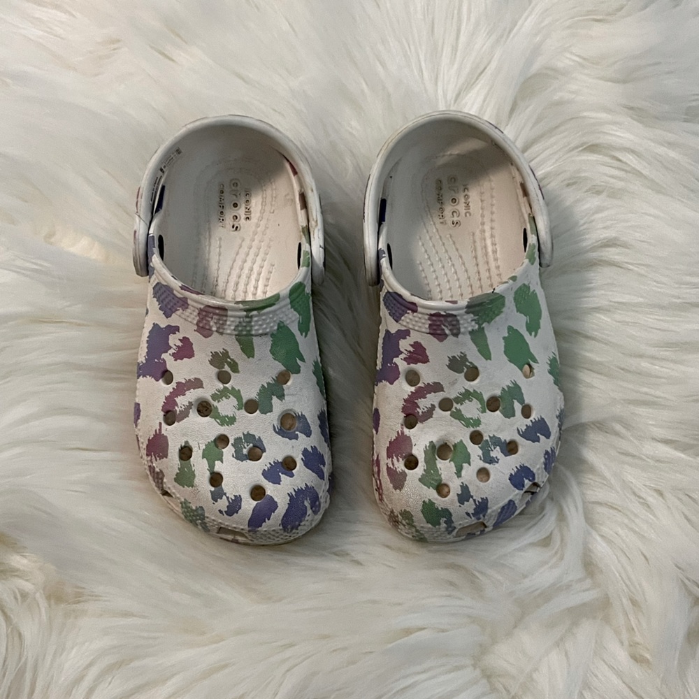 Leopard Crocs